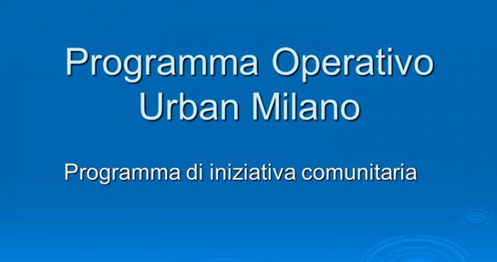 progetto Urban milano